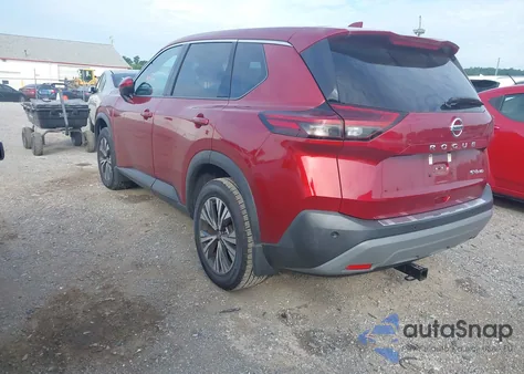 2021 Nissan Rogue Sv Intelligent Awd from USA, damaged, VIN 5N13BBMC713319